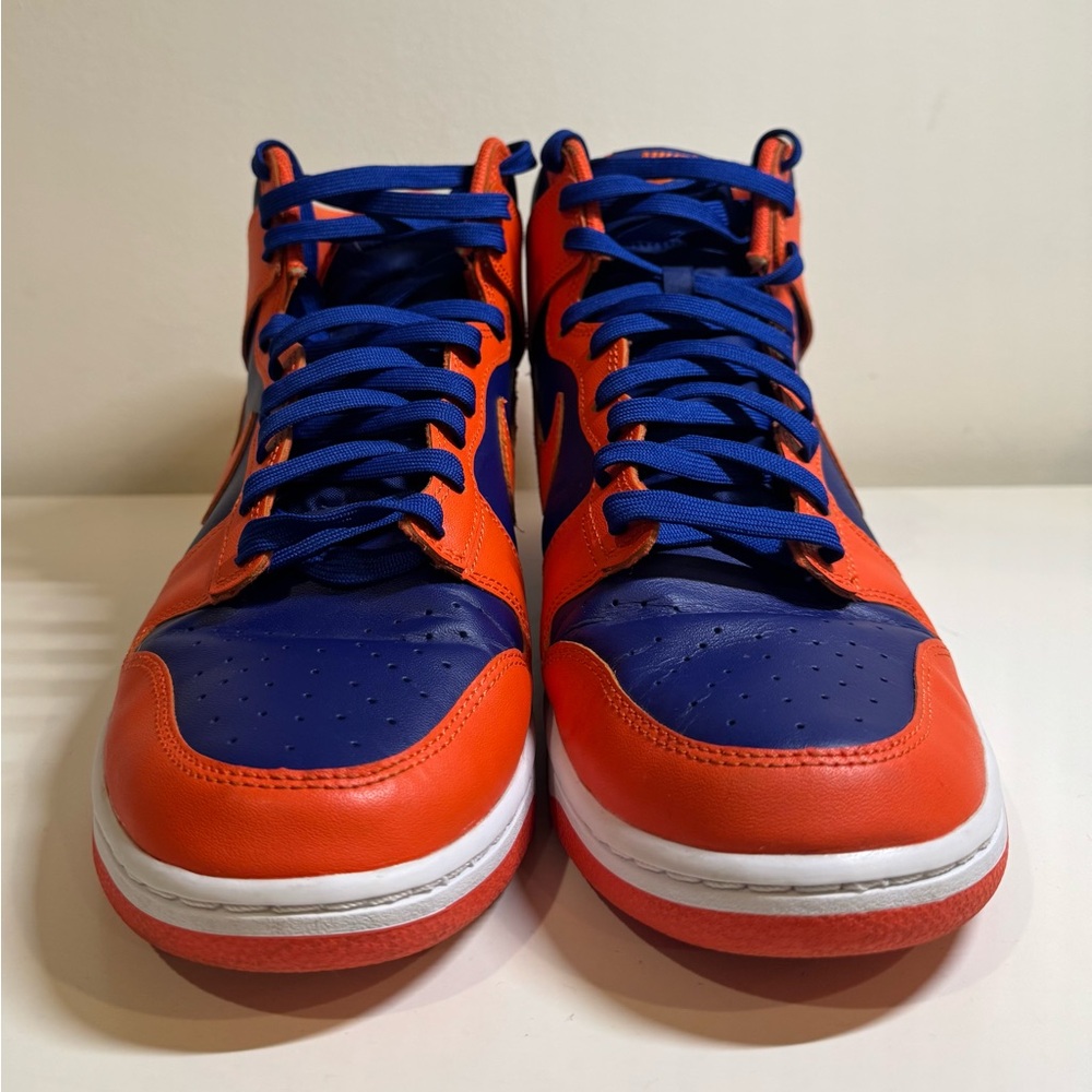 Nike Dunk High Retro Knicks Orange Deep Royal Blue DD1399-800 Size 12 - Picture 2 of 7